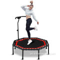 Fitness mini trampolin fällbar med justerbart handtag